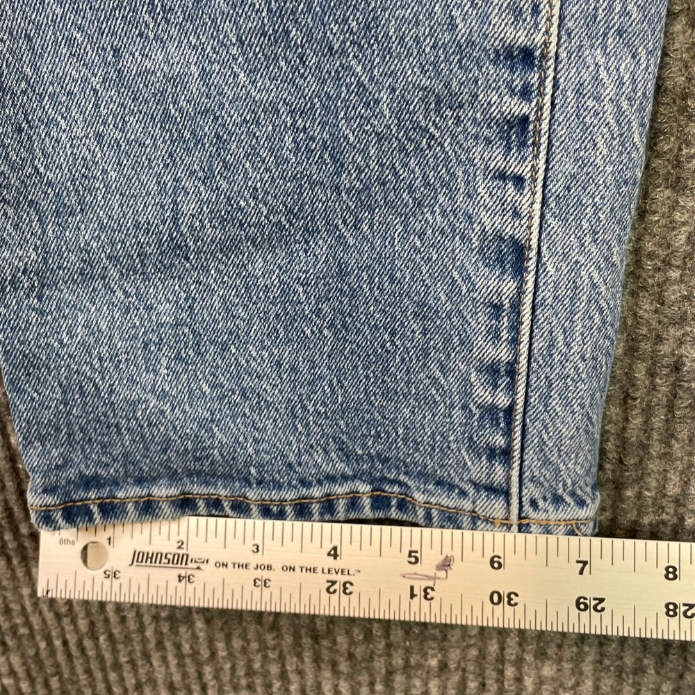 Rolla's Original High Rise Straight Jeans Womens 26 Blue Whisker Denim Academia - Picture 5 of 13